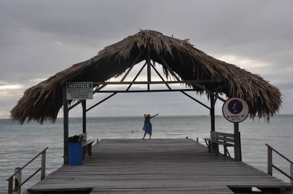 Pier de Pigeon Point, em Crown Point - Tobago